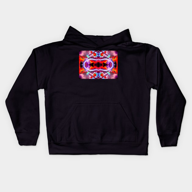 The Network Should be Long PATTERN Kids Hoodie by Jacob Wayne Bryner 